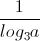 frac{1}{log_{3}a}