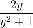 frac{2y}{y^{2}+1}
